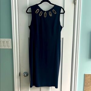 Joseph Ribkoff Navy Sleeveless Dress